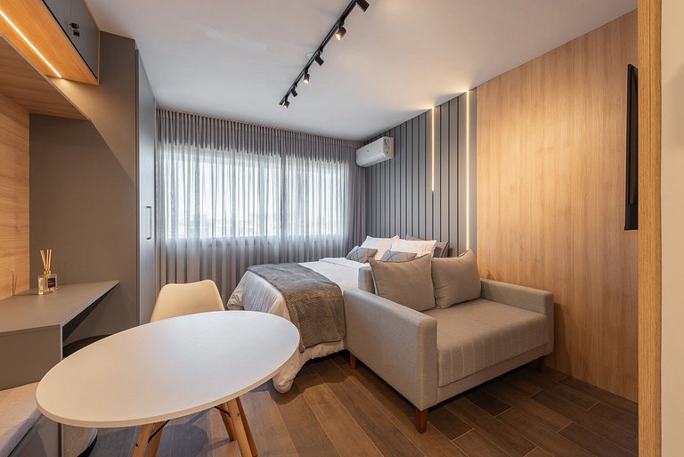 Loft Berlim Garagem e Lazer Completo