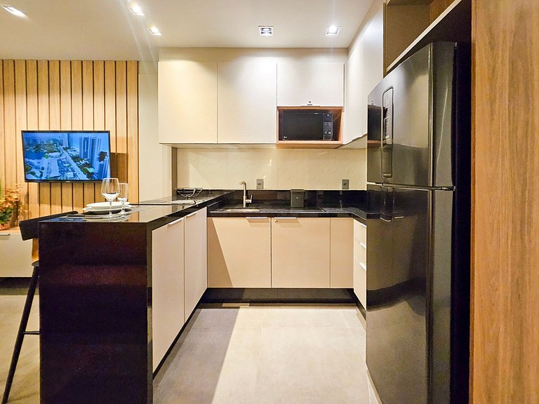 Studio Miami c/ garagem ao lado Planeta Atlântida