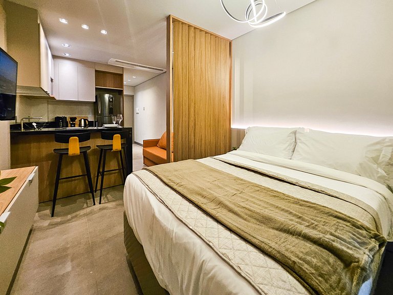 Studio Miami c/ garagem ao lado Planeta Atlântida