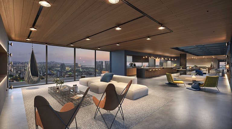 Studio Paris | Azotea, piscina y estacionamiento