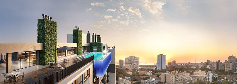 Studio Paris | Azotea, piscina y estacionamiento