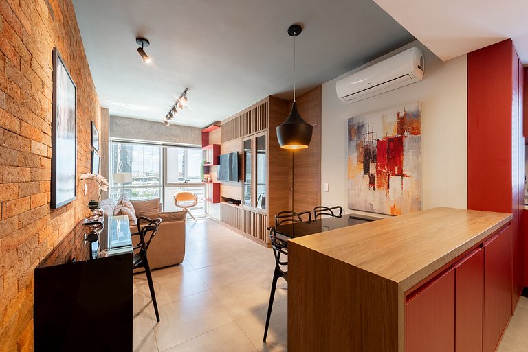 Apto Tokyo Style with parking and view