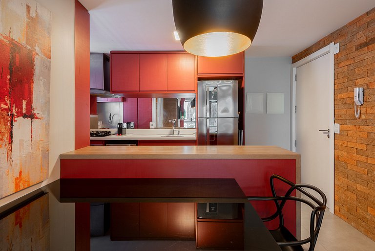 Apto Tokyo Style c/ garagem e vista