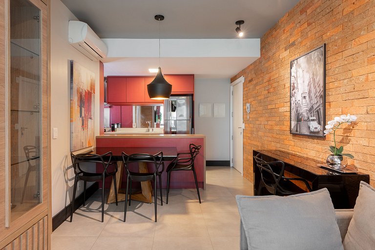 Apto Tokyo Style c/ garagem e vista