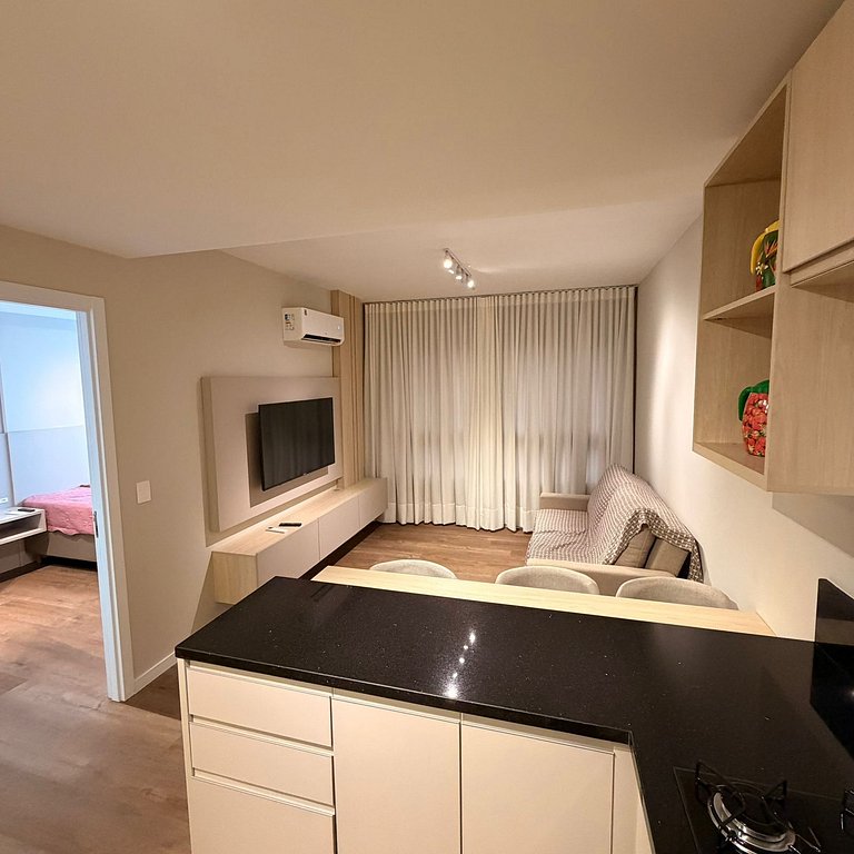 Apto Toledo c/ infra completa e garagem