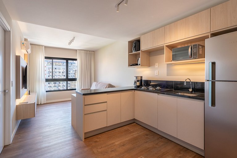 Apto Toledo c/ infra completa e garagem