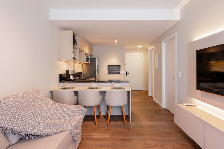 Apto Toledo c/ infra completa e garagem