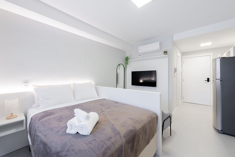 Aspen Studio com Garagem e Lazer Completo