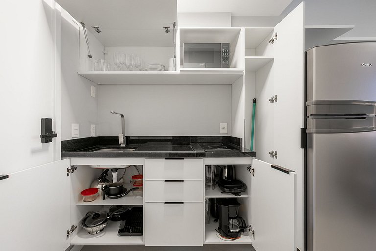 Aspen Studio com Garagem e Lazer Completo