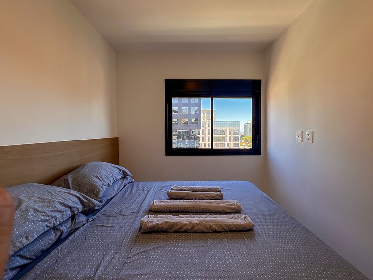 Apto with 24h gym and coliving - Av. Carlos Gomes