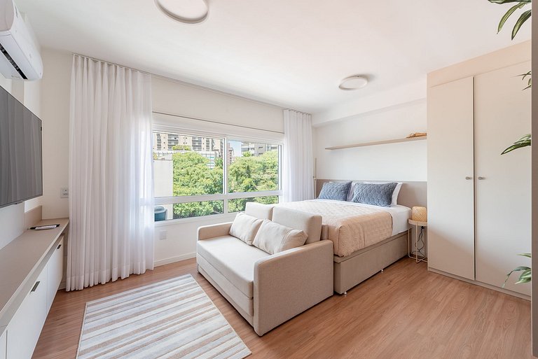 Studio Linea prox do Hosp e Shop Moinhos de Vento