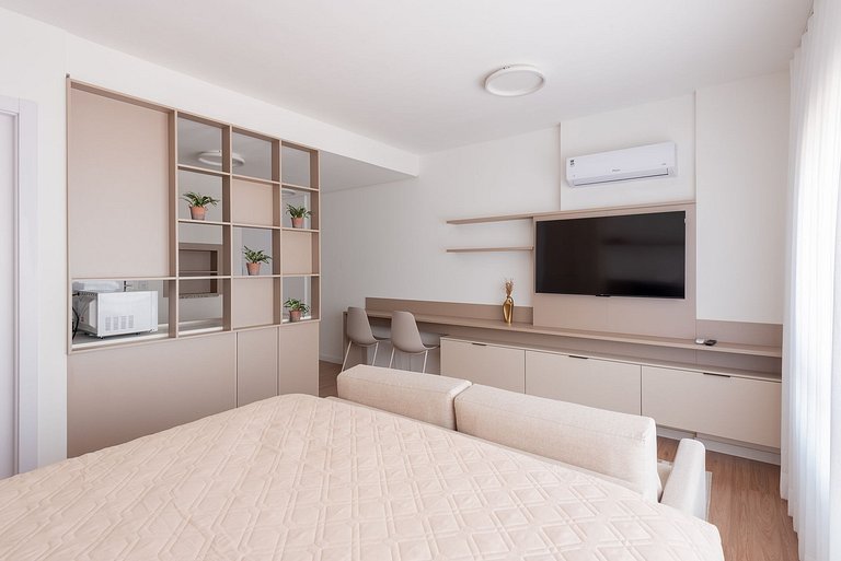 Studio con piscina+gym+estacionamiento en Moinhos
