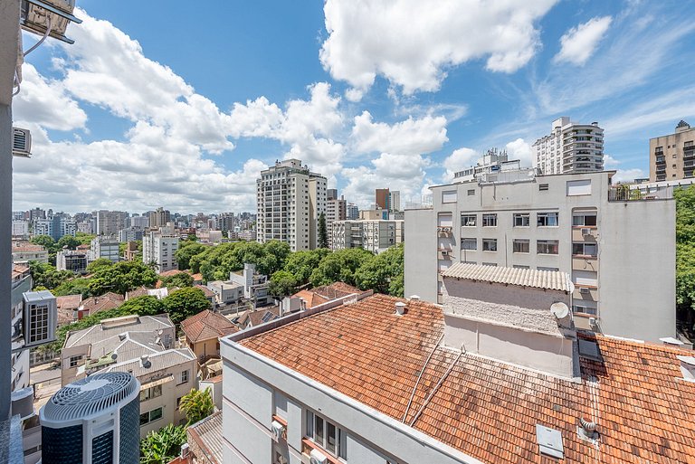 Studio con piscina+gym+estacionamiento en Moinhos