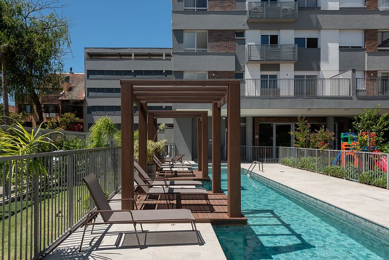 Studio: habitación +piscina +gimnasio - En Moinhos