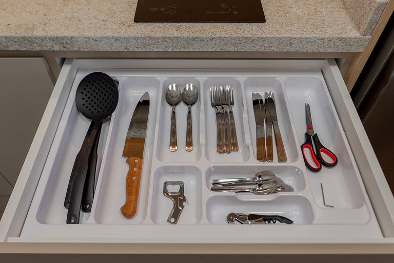 Estudio Nude con área de ocio completa