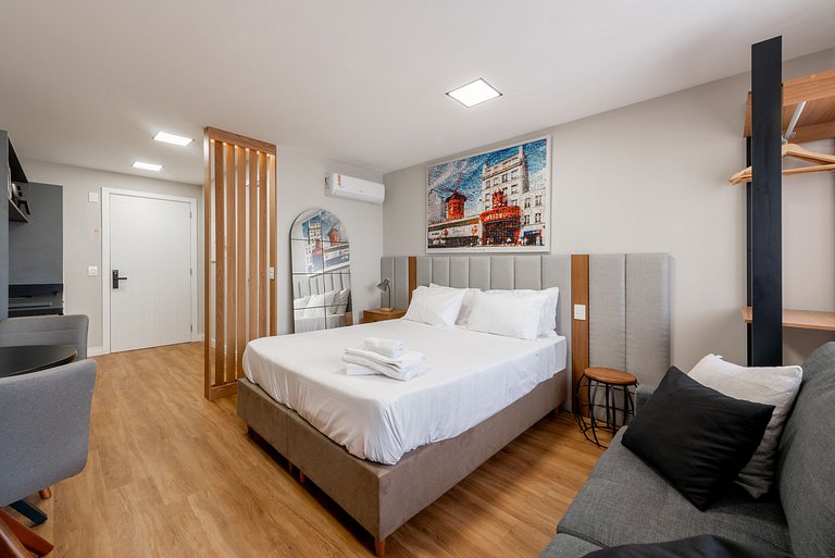 Studio Paris | Rooftop, pool and parking space