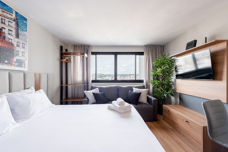 Studio Paris | Rooftop, pool and parking space