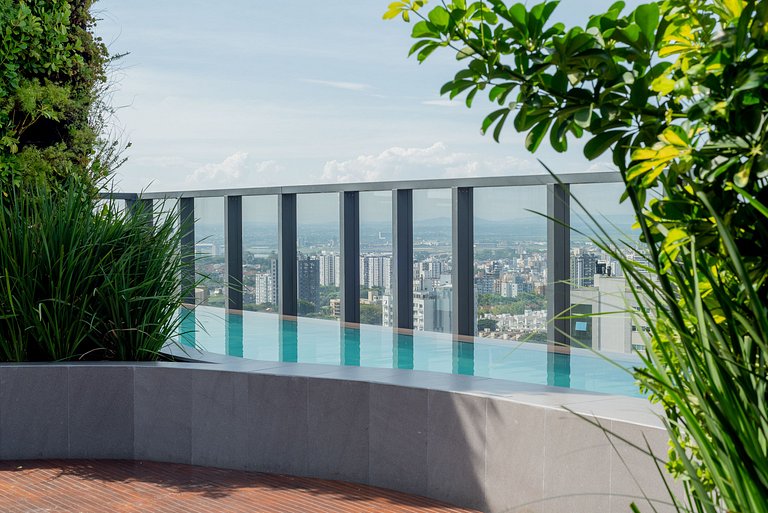 Studio with rooftop and pool on Av. Carlos Gomes