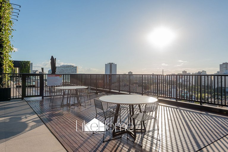 Apto c/ Rooftop, Piscina e Vaga • R. República