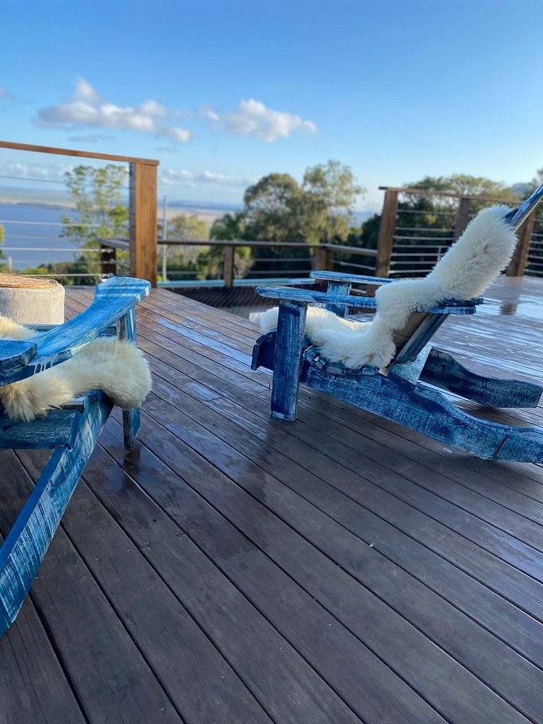 Domo com vista panorâmica e banheira exclusiva