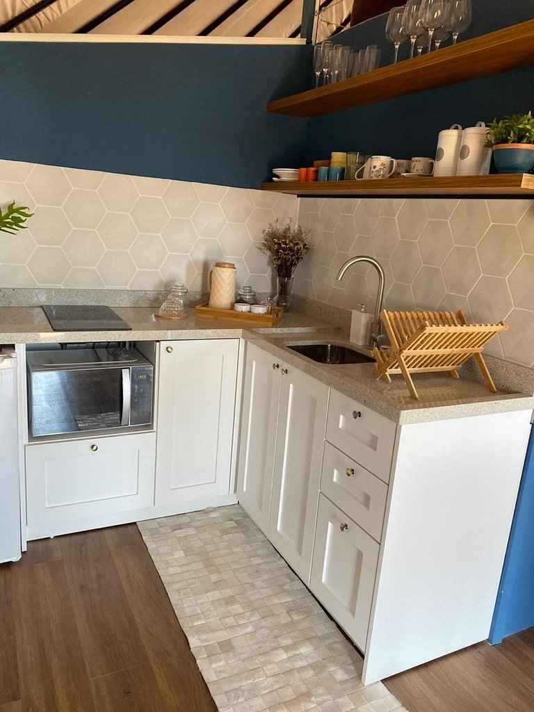 Domo con vista panorámica y bañera exclusiva