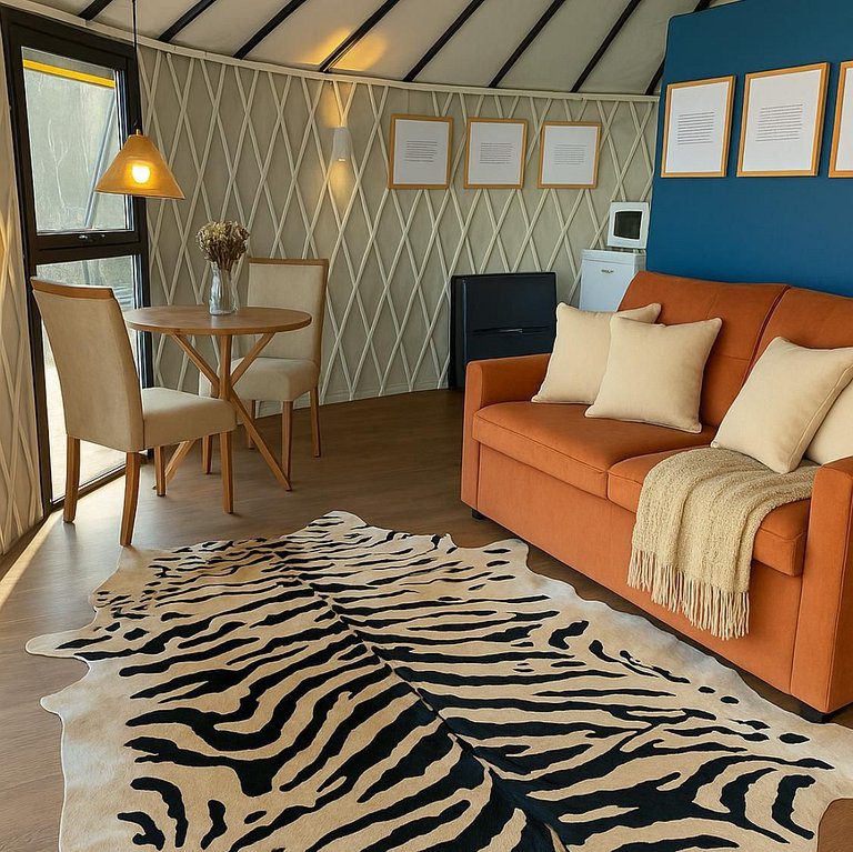 Dome with panoramic view and private bathtub