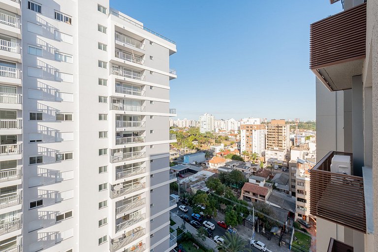 Studio: rooftop com piscina ao lado Consulado
