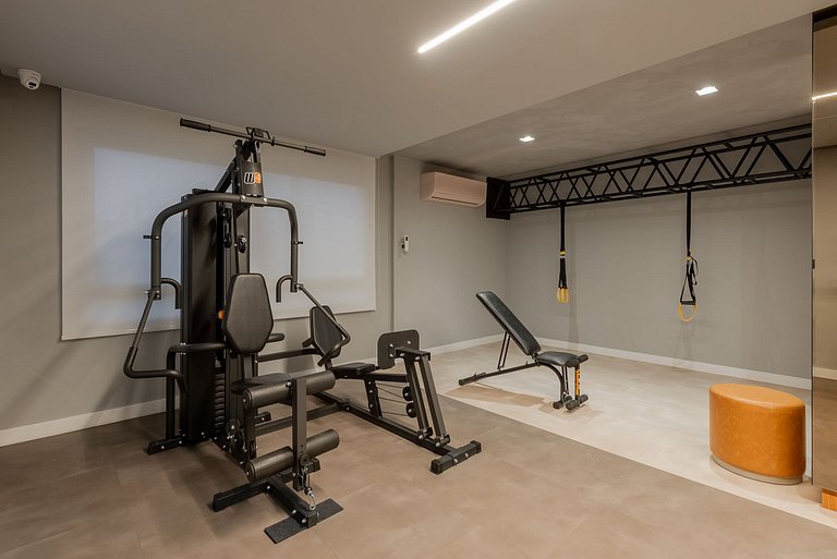 Studio com rooftop perto do consulado