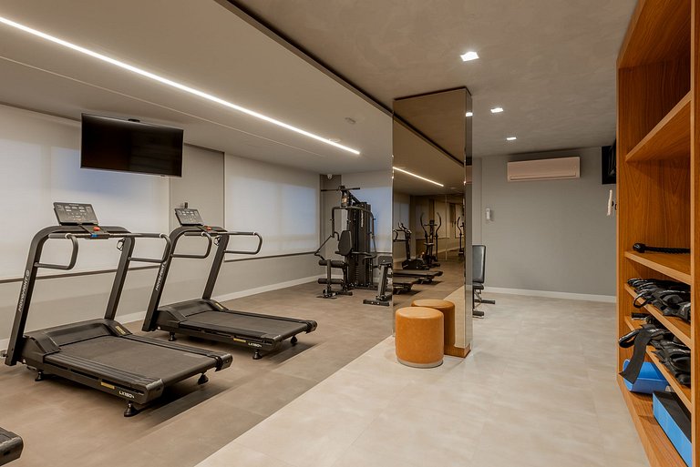 Studio com rooftop perto do consulado