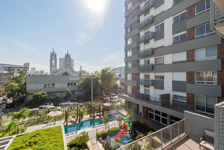 Apto 2 suítes, piscina e garagem - Q. Moinhos