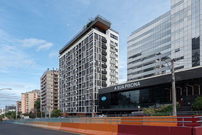 Apto with 24h gym and coliving - Av. Carlos Gomes
