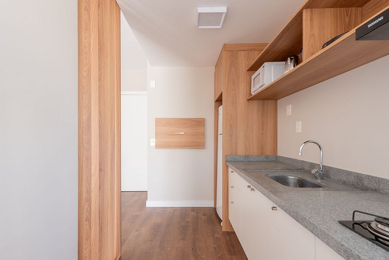Duo | 2 camas casal + rooftop + coworking - GOCB