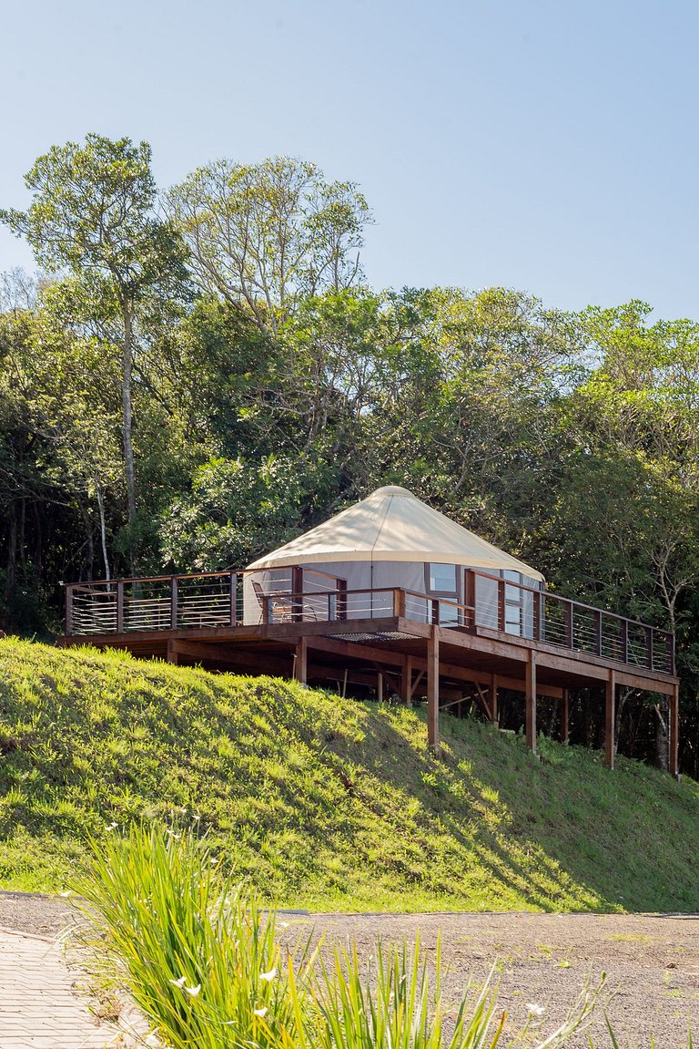 Domo con vista panorámica y bañera exclusiva