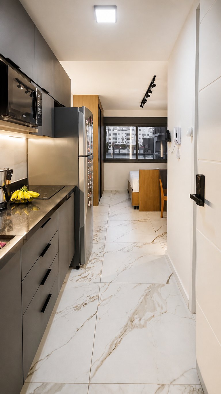 Skyline Estudio Queen con Piscina y Garaje