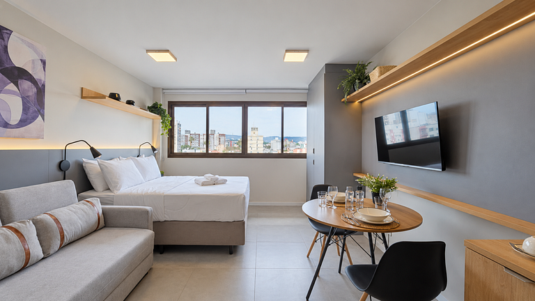 Traço | Studio pet friendly na Cidade Baixa, Porto Alegre