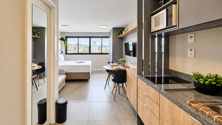 Traço | Studio pet friendly en Cidade Baixa, Porto Alegre