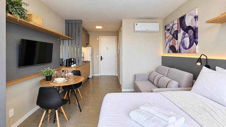 Traço | Pet-friendly studio in Cidade Baixa, Porto Alegre