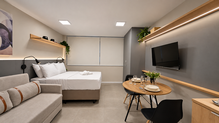 Traço | Pet-friendly studio in Cidade Baixa, Porto Alegre