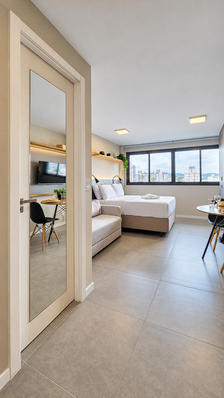 Traço | Studio pet friendly na Cidade Baixa, Porto Alegre